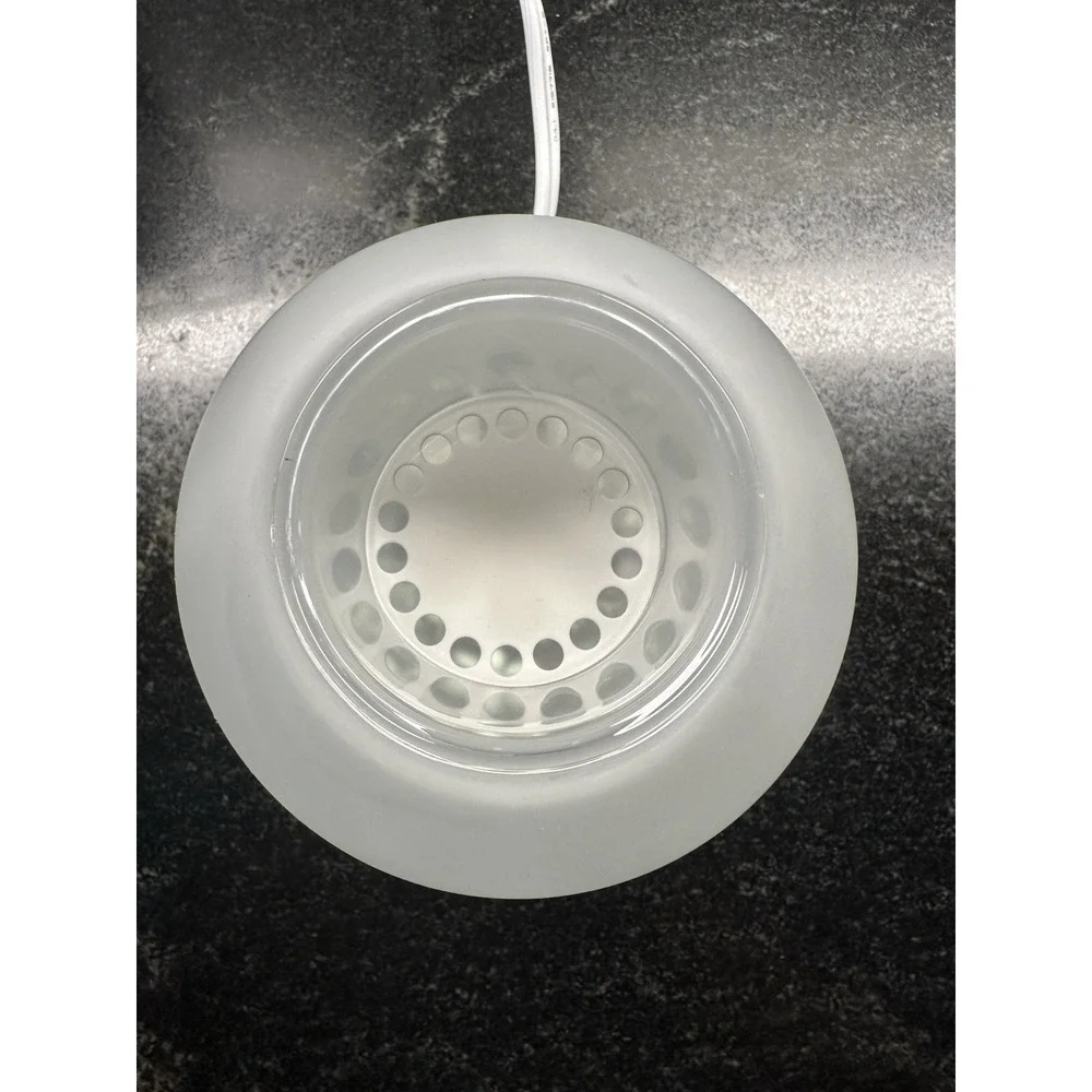 Partylite Snow Flurry ScentGlow Wax Warmer NWT In Box Holiday Christmas Winter